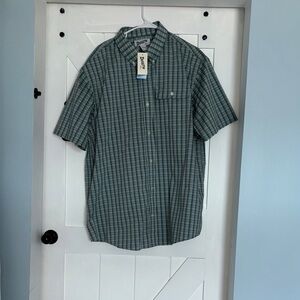 Green Plaid Men's Shirt